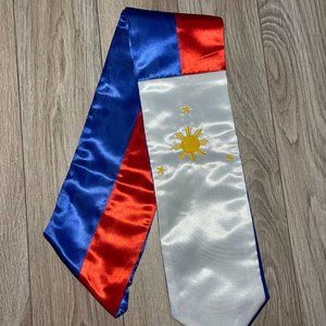 Philippines Flag Sash Graduation 72in